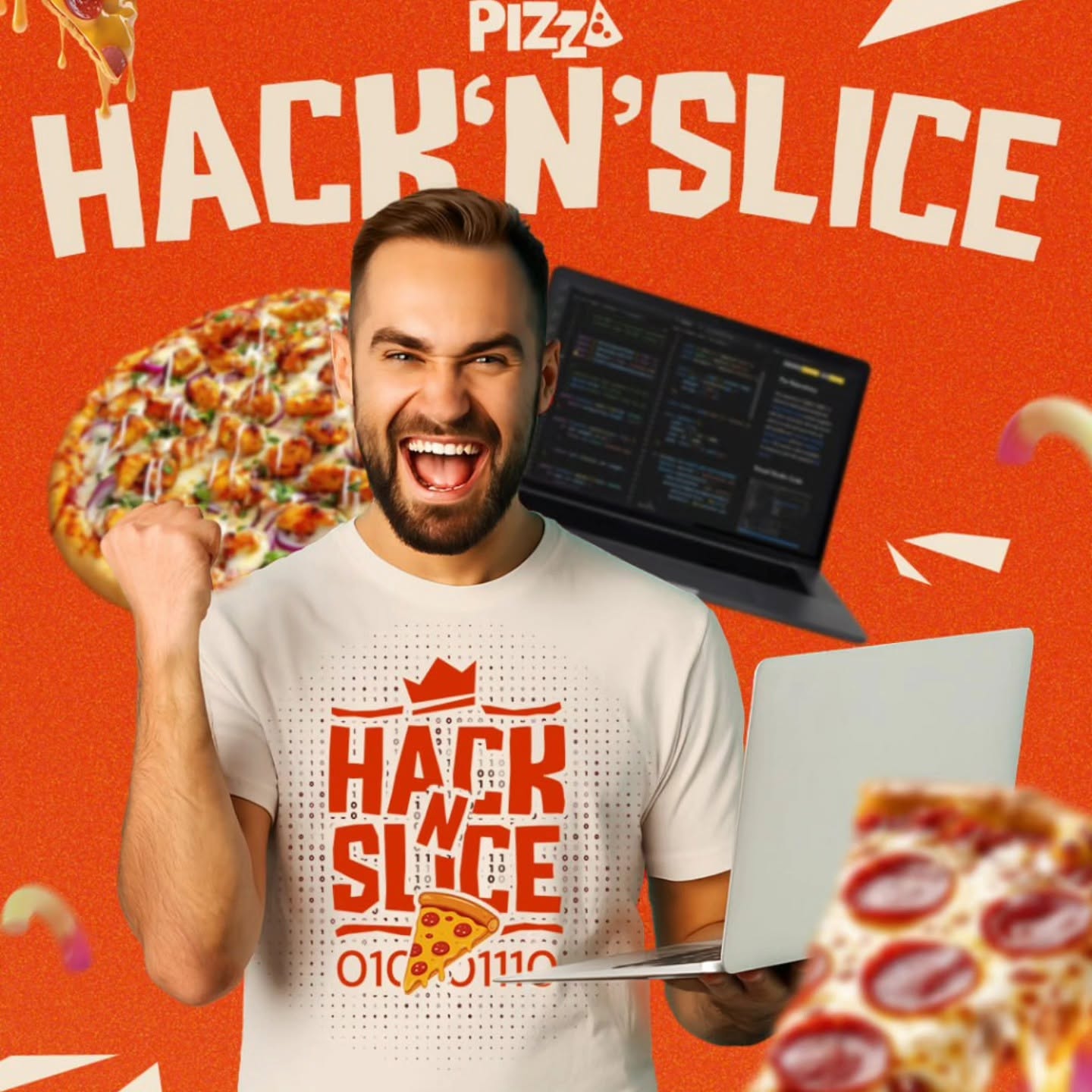 Hack'n'Slice Nexo Pizza promo card
